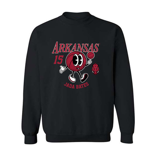 Arkansas - NCAA Women's Basketball : Jada Bates - Fashion Shersey Crewneck Sweatshirt