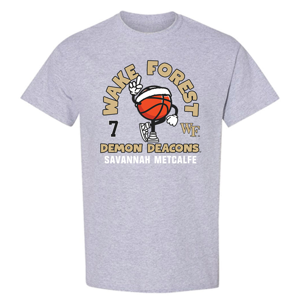 Wake Forest - NCAA Women's Basketball : Savannah Metcalfe - Fashion Shersey T-Shirt-0