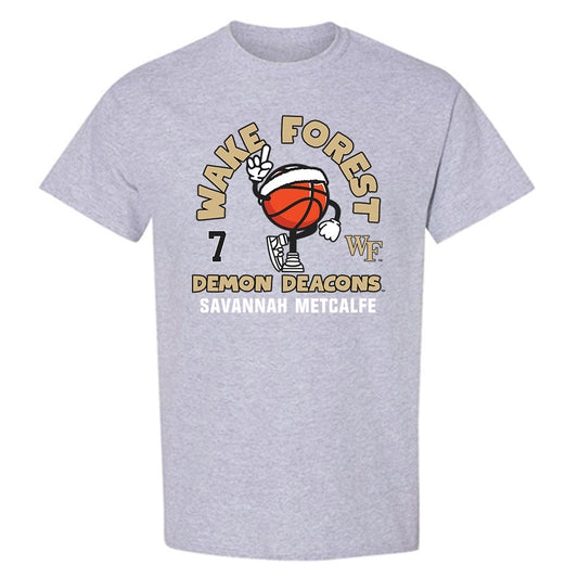 Wake Forest - NCAA Women's Basketball : Savannah Metcalfe - Fashion Shersey T-Shirt-0