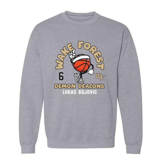 Wake Forest - NCAA Men's Basketball : Lukas Bojovic - Fashion Shersey Crewneck Sweatshirt-0