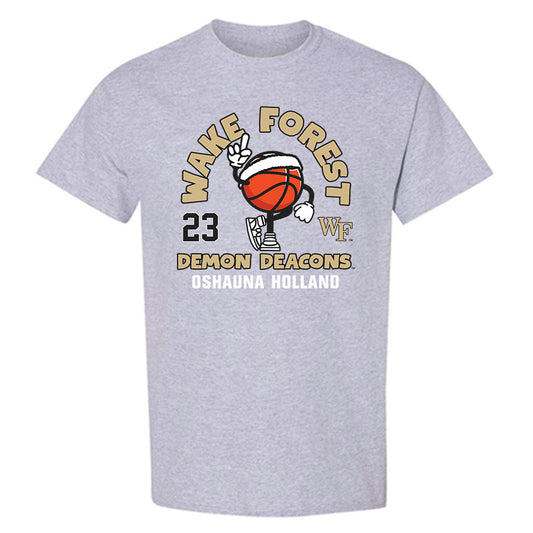Wake Forest - NCAA Women's Basketball : Oshauna Holland - Fashion Shersey T-Shirt-0