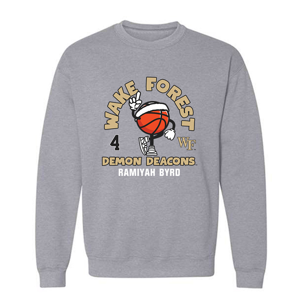 Wake Forest - NCAA Women's Basketball : Ramiyah Byrd - Fashion Shersey Crewneck Sweatshirt-0
