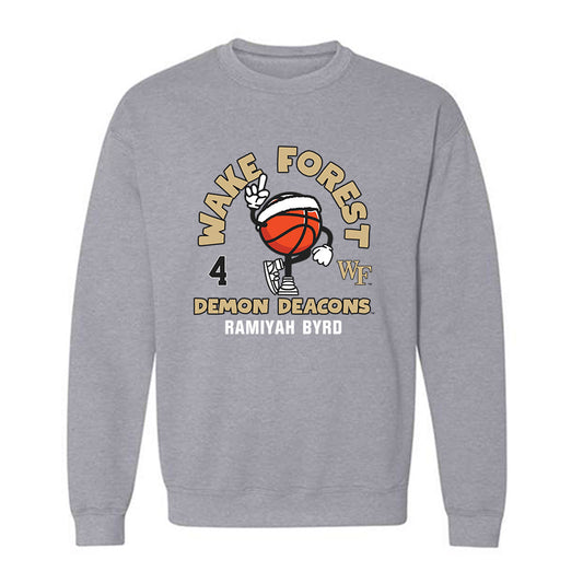 Wake Forest - NCAA Women's Basketball : Ramiyah Byrd - Fashion Shersey Crewneck Sweatshirt-0