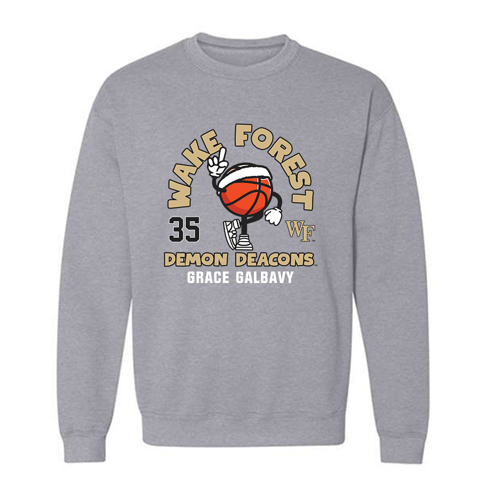 Wake Forest - NCAA Women's Basketball : Grace Galbavy - Fashion Shersey Crewneck Sweatshirt-0