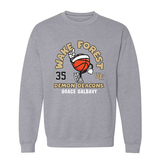 Wake Forest - NCAA Women's Basketball : Grace Galbavy - Fashion Shersey Crewneck Sweatshirt-0