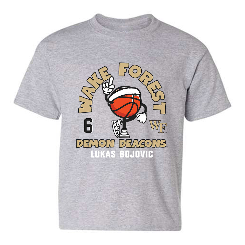 Wake Forest - NCAA Men's Basketball : Lukas Bojovic - Fashion Shersey Youth T-Shirt-0
