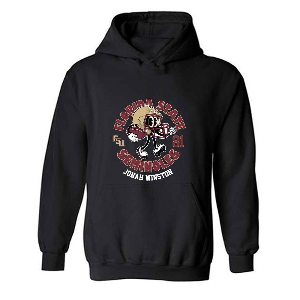 FSU - NCAA Football : Jonah Winston - Fashion Shersey Hooded Sweatshirt-0