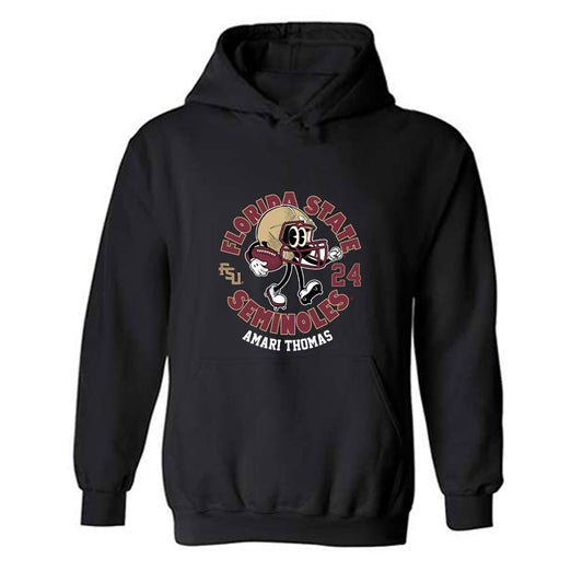 FSU - NCAA Football : Amari Thomas - Fashion Shersey Hooded Sweatshirt-0