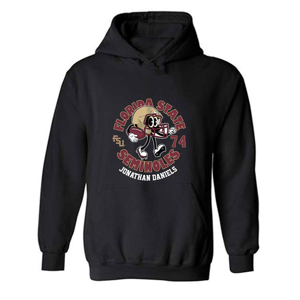 FSU - NCAA Football : Jonathan Daniels - Fashion Shersey Hooded Sweatshirt-0