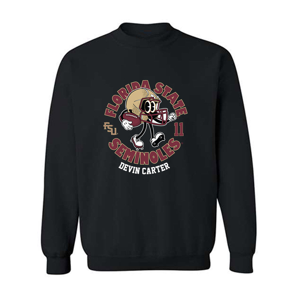FSU - NCAA Football : Devin Carter - Fashion Shersey Crewneck Sweatshirt-0