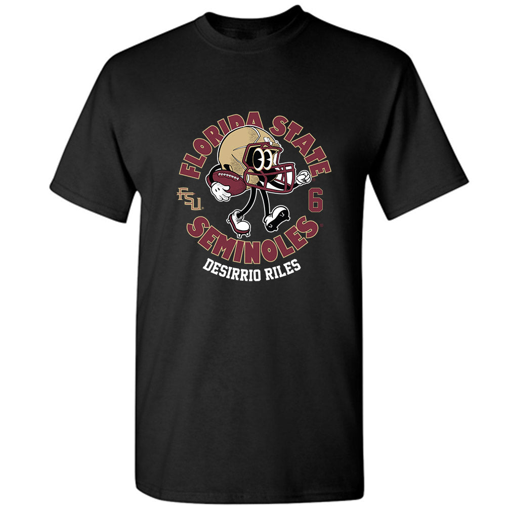 FSU - NCAA Football : Desirrio Riles - Fashion Shersey T-Shirt-0