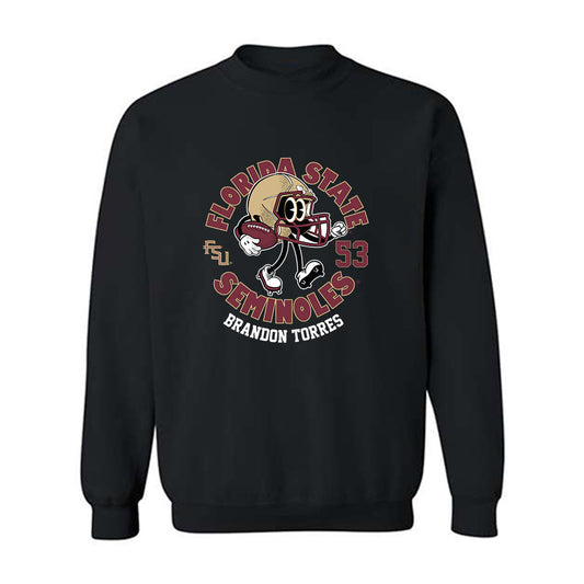 FSU - NCAA Football : Brandon Torres - Fashion Shersey Crewneck Sweatshirt-0