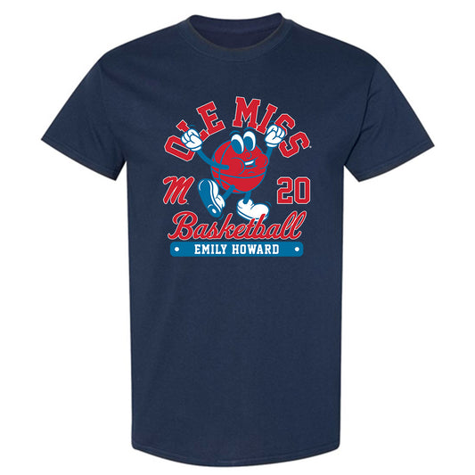Ole Miss - NCAA Women's Basketball : Emily Howard - Fashion Shersey T-Shirt-0