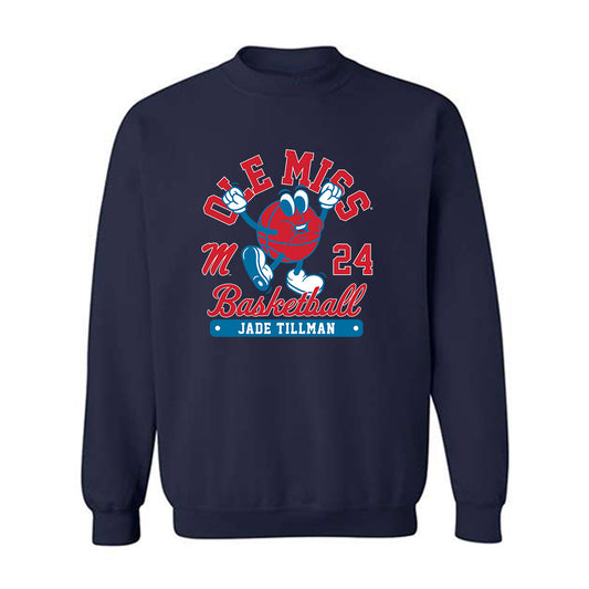 Ole Miss - NCAA Women's Basketball : Jade Tillman - Fashion Shersey Crewneck Sweatshirt-0