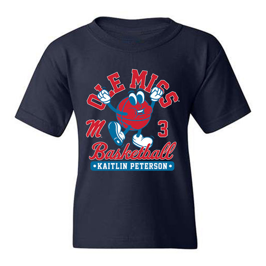 Ole Miss - NCAA Women's Basketball : Kaitlin Peterson - Fashion Shersey Youth T-Shirt-0