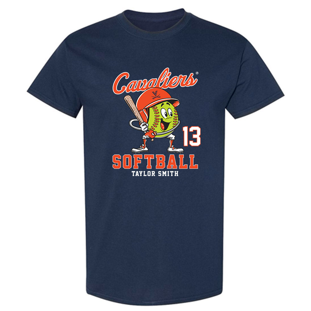 Virginia - NCAA Softball : Taylor Smith - Fashion Shersey T-Shirt-0