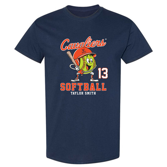 Virginia - NCAA Softball : Taylor Smith - Fashion Shersey T-Shirt-0