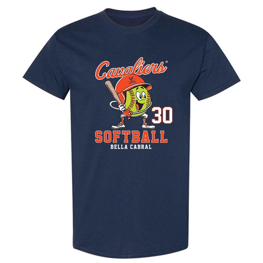Virginia - NCAA Softball : Bella Cabral - Fashion Shersey T-Shirt-0