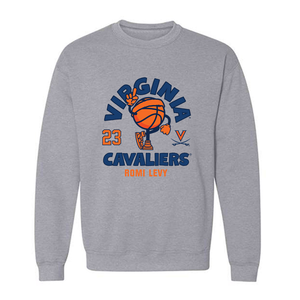Virginia - NCAA Women's Basketball : Romi Levy - Fashion Shersey Crewneck Sweatshirt-0