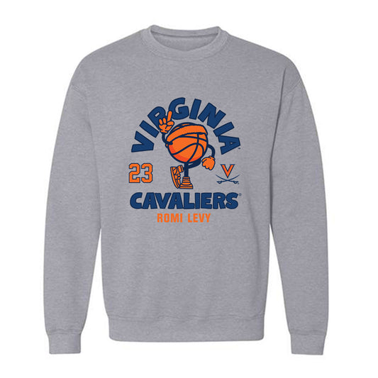 Virginia - NCAA Women's Basketball : Romi Levy - Fashion Shersey Crewneck Sweatshirt-0