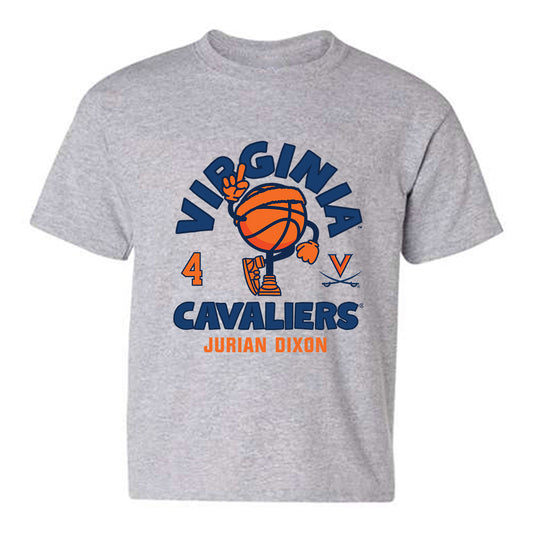Virginia - NCAA Men's Basketball : Jurian Dixon - Fashion Shersey Youth T-Shirt-0
