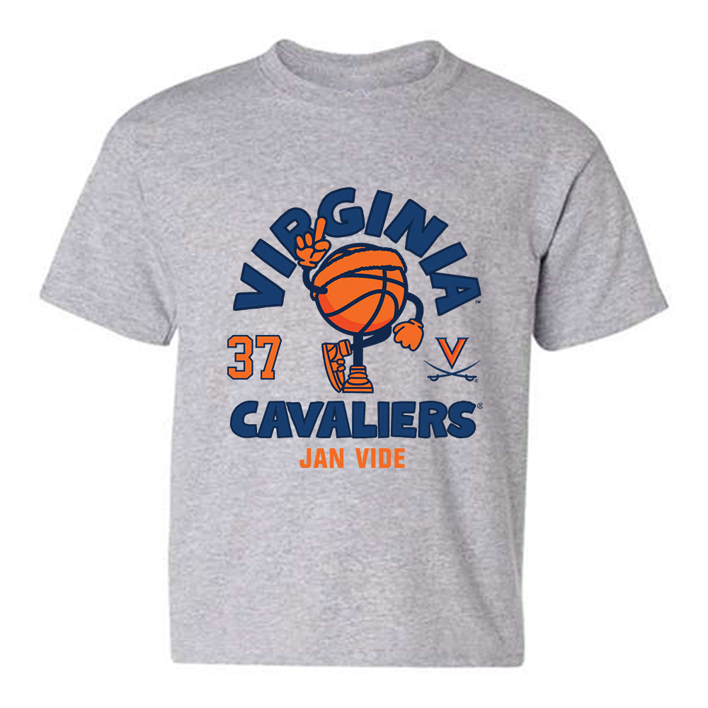 Virginia - NCAA Men's Basketball : Jan Vide - Fashion Shersey Youth T-Shirt-0