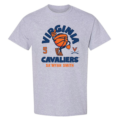 Virginia - NCAA Women's Basketball : Sa'Myah Smith - Fashion Shersey T-Shirt-1