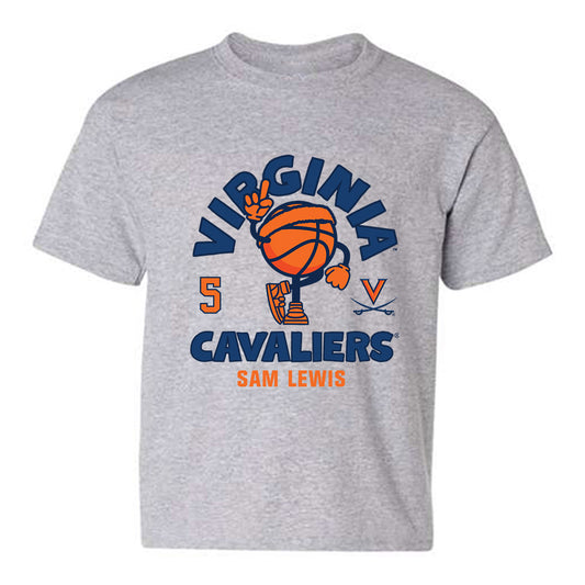 Virginia - NCAA Men's Basketball : Sam Lewis - Fashion Shersey Youth T-Shirt-0