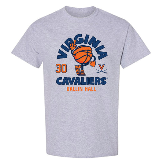 Virginia - NCAA Men's Basketball : Dallin Hall - Fashion Shersey T-Shirt-0
