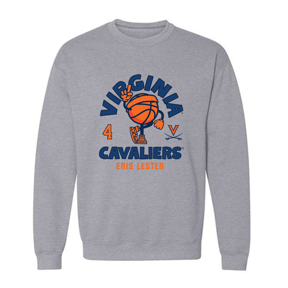 Virginia - NCAA Women's Basketball : Eris Lester - Fashion Shersey Crewneck Sweatshirt-0