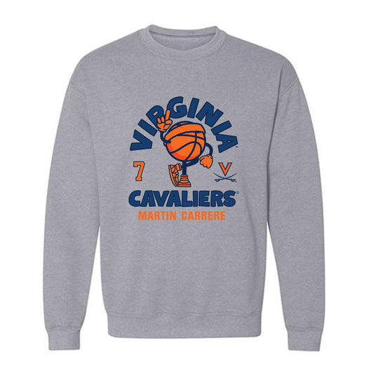 Virginia - NCAA Men's Basketball : Martin Carrere - Fashion Shersey Crewneck Sweatshirt-0