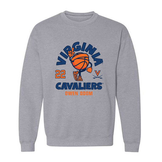 Virginia - NCAA Men's Basketball : Owen Odom - Fashion Shersey Crewneck Sweatshirt-0