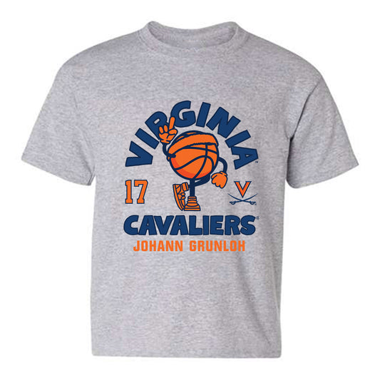 Virginia - NCAA Men's Basketball : Johann Grunloh - Fashion Shersey Youth T-Shirt-0