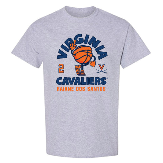 Virginia - NCAA Women's Basketball : Raiane Dos Santos - Fashion Shersey T-Shirt-0