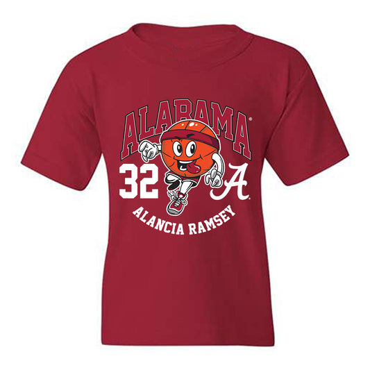 Alabama - NCAA Women's Basketball : Alancia Ramsey - Fashion Shersey Youth T-Shirt-0