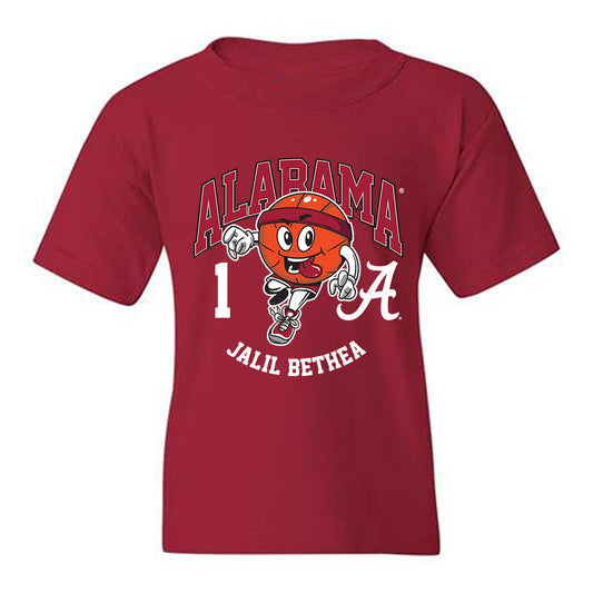 Alabama - NCAA Men's Basketball : Jalil Bethea - Fashion Shersey Youth T-Shirt-0