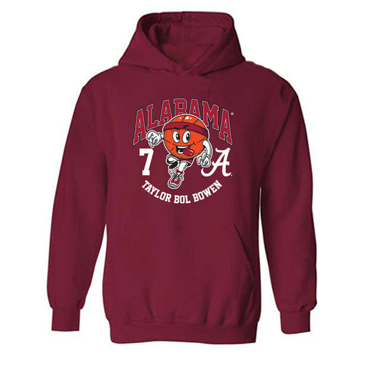 Alabama - NCAA Men's Basketball : Taylor Bol Bowen - Fashion Shersey Hooded Sweatshirt-0