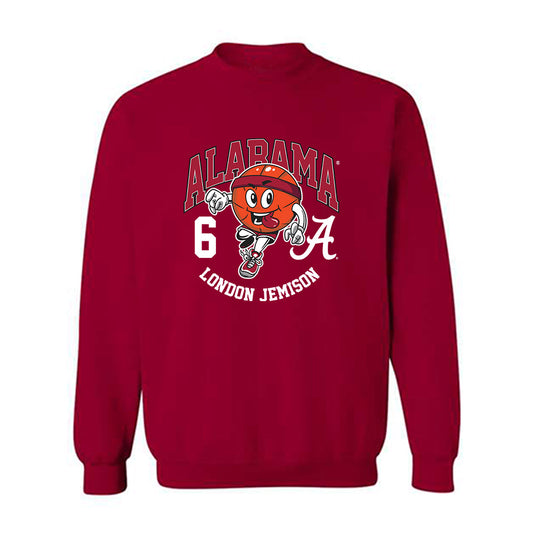 Alabama - NCAA Men's Basketball : London Jemison - Fashion Shersey Crewneck Sweatshirt-0