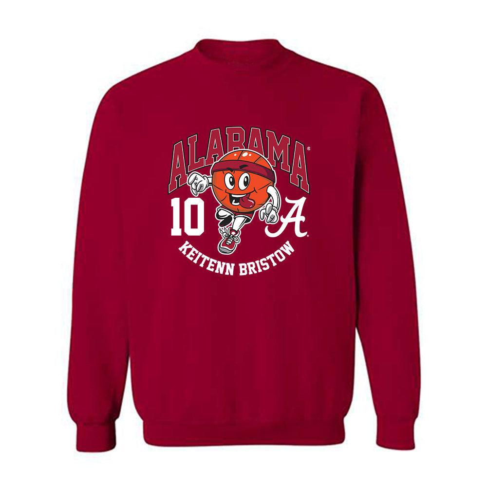 Alabama - NCAA Men's Basketball : Keitenn Bristow - Fashion Shersey Crewneck Sweatshirt-0