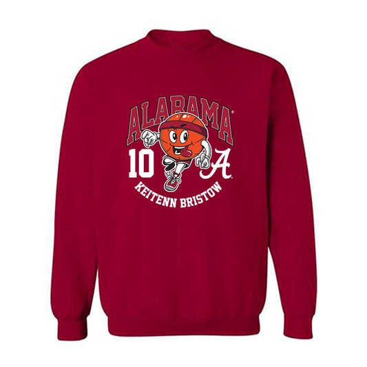 Alabama - NCAA Men's Basketball : Keitenn Bristow - Fashion Shersey Crewneck Sweatshirt-0