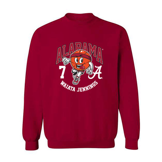 Alabama - NCAA Women's Basketball : Waiata Jennings - Fashion Shersey Crewneck Sweatshirt-0