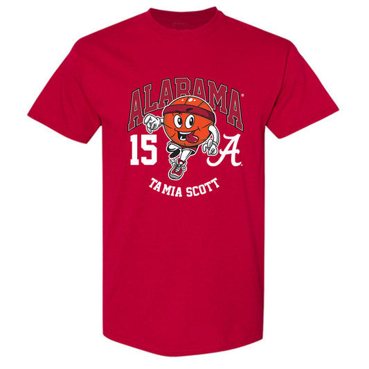 Alabama - NCAA Women's Basketball : Ta'Mia Scott - Fashion Shersey T-Shirt-0