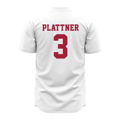 Alabama - NCAA Baseball : Will Plattner - White Jersey-2
