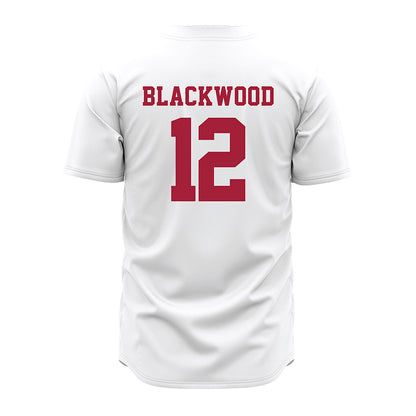 Alabama - NCAA Baseball : JT Blackwood - White Jersey-3