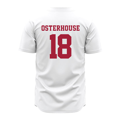 Alabama - NCAA Baseball : Justin Osterhouse - White Jersey-2