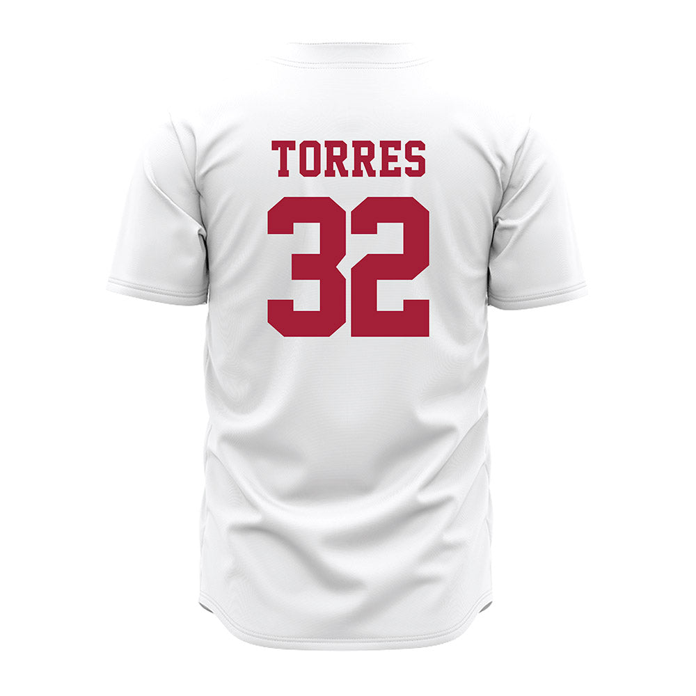 Alabama - NCAA Baseball : Jason Torres - White Jersey-3