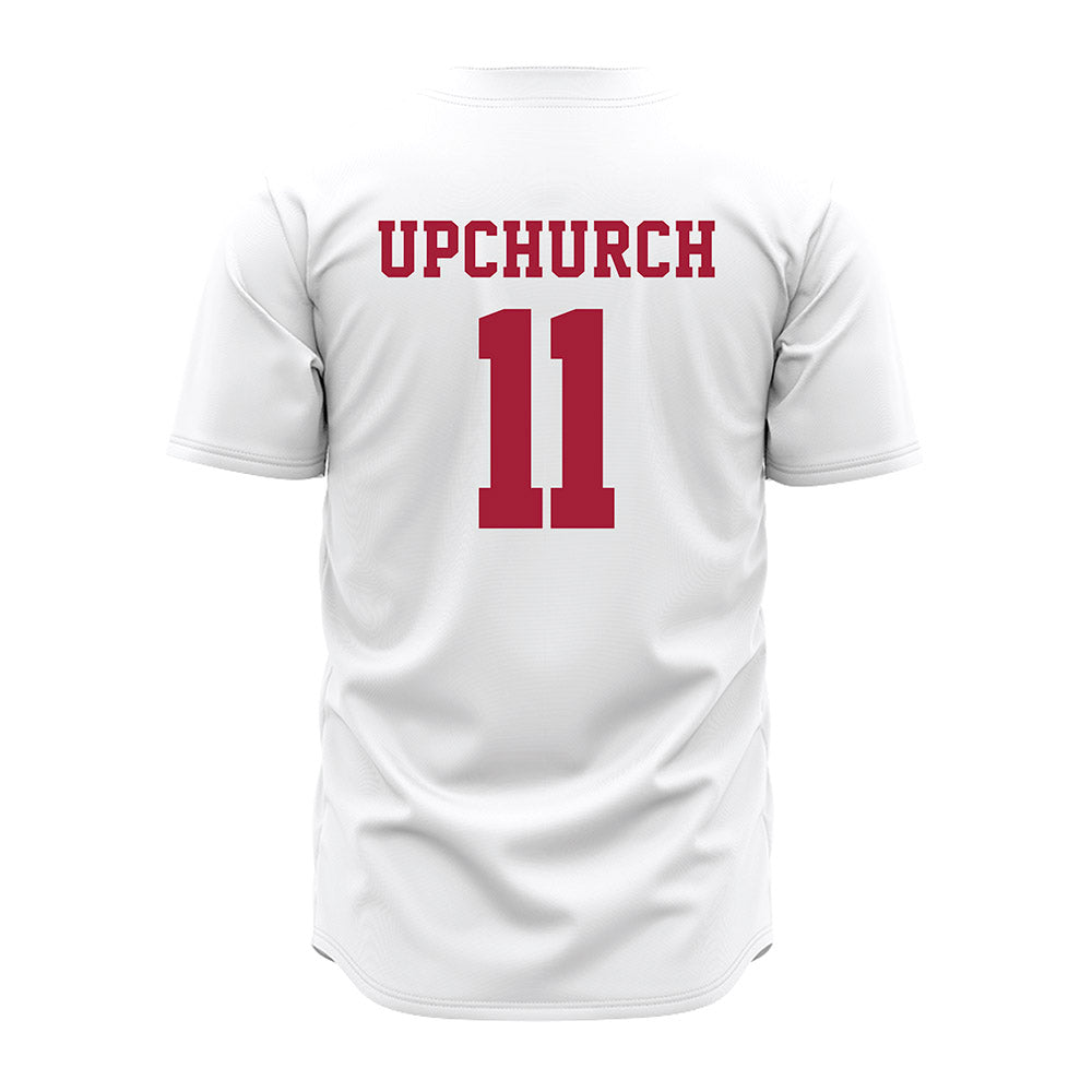 Alabama - NCAA Baseball : Myles Upchurch - White Jersey-2