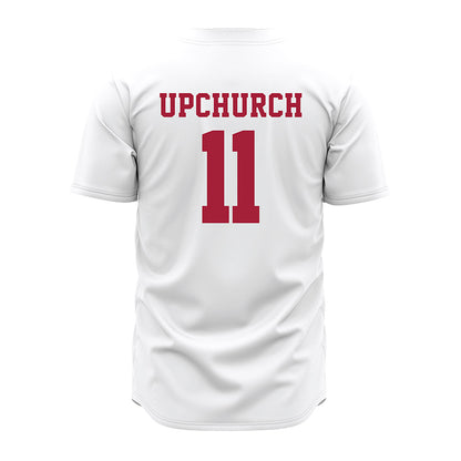 Alabama - NCAA Baseball : Myles Upchurch - White Jersey-3