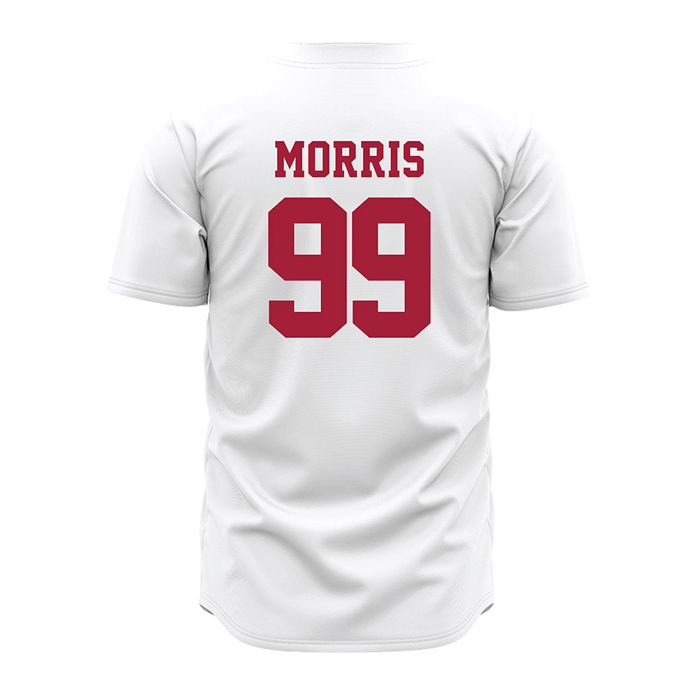 Alabama - NCAA Baseball : Austin Morris - White Jersey-2