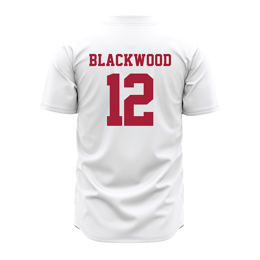 Alabama - NCAA Baseball : JT Blackwood - White Jersey-2